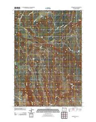 Akers Butte Oregon Historical topographic map, 1:24000 scale, 7.5 X 7.5 Minute, Year 2011