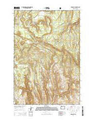 Akers Butte Oregon Current topographic map, 1:24000 scale, 7.5 X 7.5 Minute, Year 2014