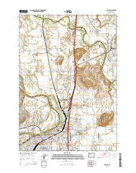 Albany Oregon Current topographic map, 1:24000 scale, 7.5 X 7.5 Minute, Year 2014