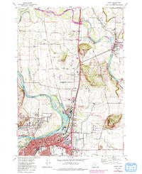 Albany Oregon Historical topographic map, 1:24000 scale, 7.5 X 7.5 Minute, Year 1970