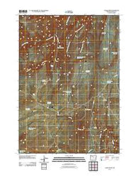 Alder Creek Oregon Historical topographic map, 1:24000 scale, 7.5 X 7.5 Minute, Year 2011