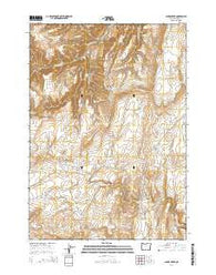 Alder Creek Oregon Current topographic map, 1:24000 scale, 7.5 X 7.5 Minute, Year 2014