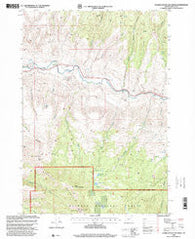 Aldrich Mountain North Oregon Historical topographic map, 1:24000 scale, 7.5 X 7.5 Minute, Year 1998