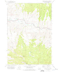 Aldrich Mountain North Oregon Historical topographic map, 1:24000 scale, 7.5 X 7.5 Minute, Year 1972