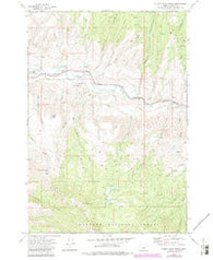 Aldrich Mountain North Oregon Historical topographic map, 1:24000 scale, 7.5 X 7.5 Minute, Year 1972