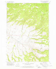 Aldrich Mountain South Oregon Historical topographic map, 1:24000 scale, 7.5 X 7.5 Minute, Year 1972