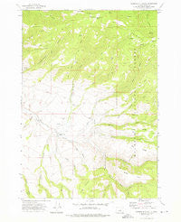 Aldrich Mountain South Oregon Historical topographic map, 1:24000 scale, 7.5 X 7.5 Minute, Year 1972