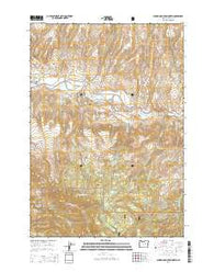 Aldrich Mountain North Oregon Current topographic map, 1:24000 scale, 7.5 X 7.5 Minute, Year 2014