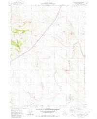 Alec Butte Oregon Historical topographic map, 1:24000 scale, 7.5 X 7.5 Minute, Year 1980