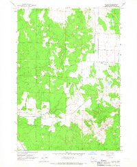 Alfalfa Oregon Historical topographic map, 1:24000 scale, 7.5 X 7.5 Minute, Year 1962