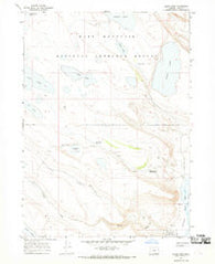 Alger Lake Oregon Historical topographic map, 1:24000 scale, 7.5 X 7.5 Minute, Year 1967
