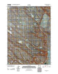 Alger Lake Oregon Historical topographic map, 1:24000 scale, 7.5 X 7.5 Minute, Year 2011