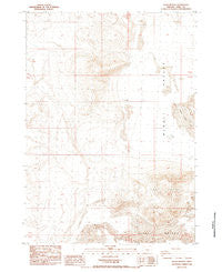Alkali Buttes Oregon Historical topographic map, 1:24000 scale, 7.5 X 7.5 Minute, Year 1984
