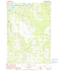 Alkali Flat Oregon Historical topographic map, 1:24000 scale, 7.5 X 7.5 Minute, Year 1990