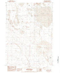 Alkali Lake Oregon Historical topographic map, 1:24000 scale, 7.5 X 7.5 Minute, Year 1984
