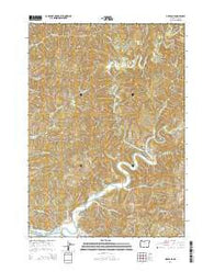 Allegany Oregon Current topographic map, 1:24000 scale, 7.5 X 7.5 Minute, Year 2014