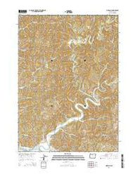Allegany Oregon Current topographic map, 1:24000 scale, 7.5 X 7.5 Minute, Year 2014