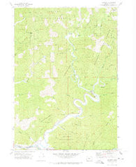 Allegany Oregon Historical topographic map, 1:24000 scale, 7.5 X 7.5 Minute, Year 1971