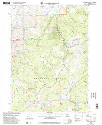 Alsup Mountain Oregon Historical topographic map, 1:24000 scale, 7.5 X 7.5 Minute, Year 1999