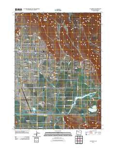 Altamont Oregon Historical topographic map, 1:24000 scale, 7.5 X 7.5 Minute, Year 2011