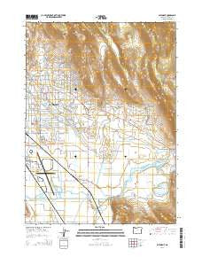 Altamont Oregon Current topographic map, 1:24000 scale, 7.5 X 7.5 Minute, Year 2014