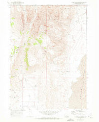 Alvord Hot Springs Oregon Historical topographic map, 1:24000 scale, 7.5 X 7.5 Minute, Year 1968