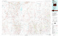 Alvord Lake Oregon Historical topographic map, 1:100000 scale, 30 X 60 Minute, Year 1982