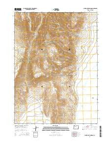 Alvord Hot Springs Oregon Current topographic map, 1:24000 scale, 7.5 X 7.5 Minute, Year 2014