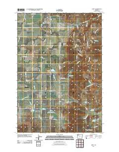 Amity Oregon Historical topographic map, 1:24000 scale, 7.5 X 7.5 Minute, Year 2011
