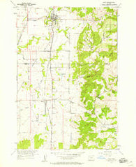 Amity Oregon Historical topographic map, 1:24000 scale, 7.5 X 7.5 Minute, Year 1957