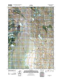 Ana River Oregon Historical topographic map, 1:24000 scale, 7.5 X 7.5 Minute, Year 2011