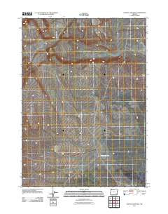 Ancient Lake Well Oregon Historical topographic map, 1:24000 scale, 7.5 X 7.5 Minute, Year 2011