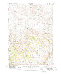 Anderson Mtn Oregon Historical topographic map, 1:62500 scale, 15 X 15 Minute, Year 1974