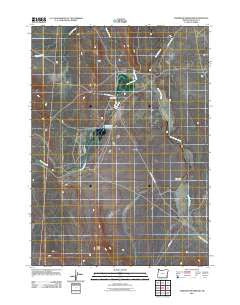 Anderson Reservoir Oregon Historical topographic map, 1:24000 scale, 7.5 X 7.5 Minute, Year 2011