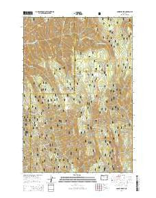 Andies Prairie Oregon Current topographic map, 1:24000 scale, 7.5 X 7.5 Minute, Year 2014