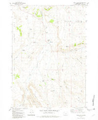 Angell Butte Oregon Historical topographic map, 1:24000 scale, 7.5 X 7.5 Minute, Year 1981