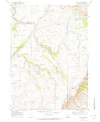 Ankle Creek Oregon Historical topographic map, 1:24000 scale, 7.5 X 7.5 Minute, Year 1968