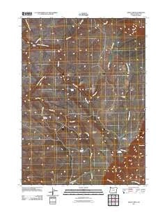 Ankle Creek Oregon Historical topographic map, 1:24000 scale, 7.5 X 7.5 Minute, Year 2011