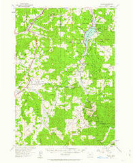 Anlauf Oregon Historical topographic map, 1:62500 scale, 15 X 15 Minute, Year 1954