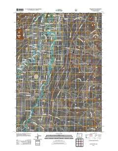 Anns Butte Oregon Historical topographic map, 1:24000 scale, 7.5 X 7.5 Minute, Year 2011