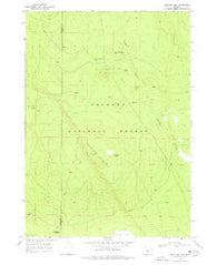 Antelope Mtn Oregon Historical topographic map, 1:24000 scale, 7.5 X 7.5 Minute, Year 1968