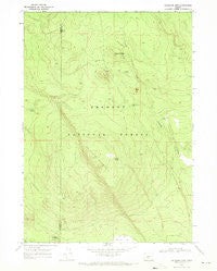Antelope Mtn Oregon Historical topographic map, 1:24000 scale, 7.5 X 7.5 Minute, Year 1968