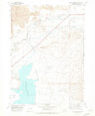 Antelope Reservoir Oregon Historical topographic map, 1:24000 scale, 7.5 X 7.5 Minute, Year 1969