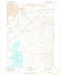Antelope Reservoir Oregon Historical topographic map, 1:24000 scale, 7.5 X 7.5 Minute, Year 1969