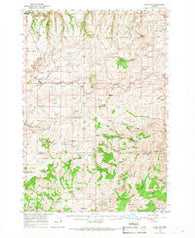 Antelope Oregon Historical topographic map, 1:62500 scale, 15 X 15 Minute, Year 1966