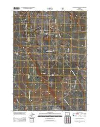 Antelope Mountain Oregon Historical topographic map, 1:24000 scale, 7.5 X 7.5 Minute, Year 2011