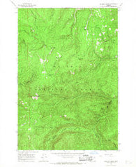 Anthony Butte Oregon Historical topographic map, 1:24000 scale, 7.5 X 7.5 Minute, Year 1965