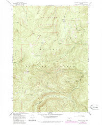 Anthony Butte Oregon Historical topographic map, 1:24000 scale, 7.5 X 7.5 Minute, Year 1965
