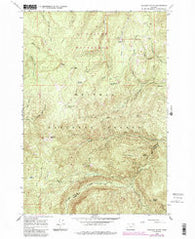 Anthony Butte Oregon Historical topographic map, 1:24000 scale, 7.5 X 7.5 Minute, Year 1965