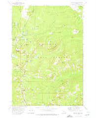 Anthony Lakes Oregon Historical topographic map, 1:24000 scale, 7.5 X 7.5 Minute, Year 1972